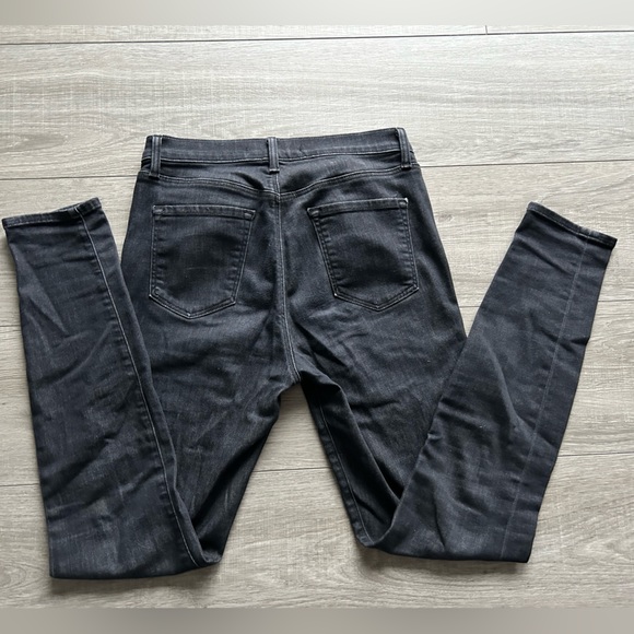 J BRAND Maria High Rise Skinny Jeans - Black Denim - Size 27 - Picture 2 of 9